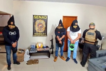 Tres detenidos con 25 paquetes de cocaína en Pedro Juan Caballero