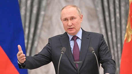 El presidente de Rusia, Vladímir Putin