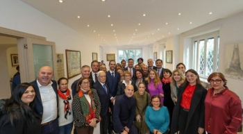 Peña mantuvo ameno encuentro con paraguayos residentes en Italia