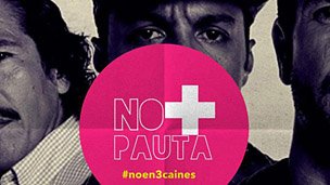 Afiche de la campaña #Noen3caínes. Cortesía: #Noen3caínes